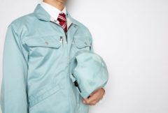 作業服の人
